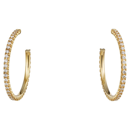 KDY-B8301227C-shaped hoop earrings