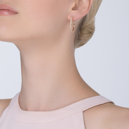 KDY-B8301227C-shaped hoop earrings