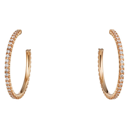 KDY-B8301227C-shaped hoop earrings