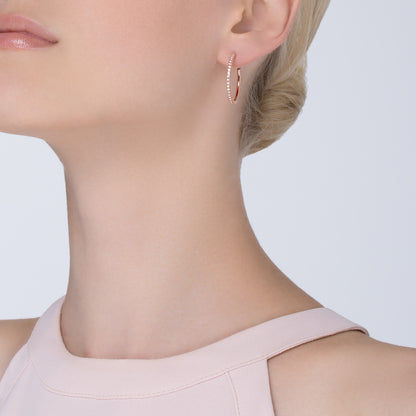 KDY-B8301227C-shaped hoop earrings