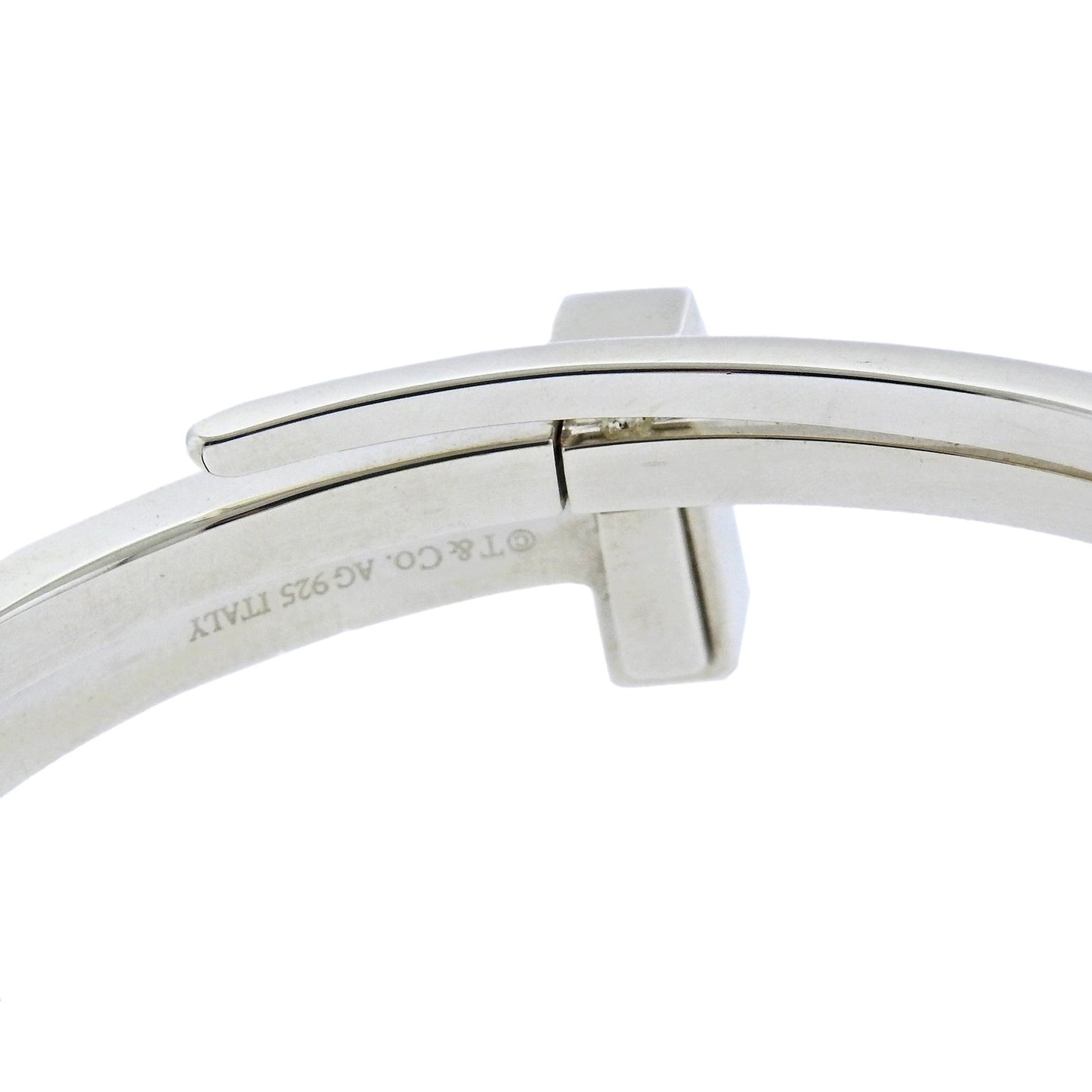 TIF85370100 T-shaped square wrap bracelet with diamonds 18#