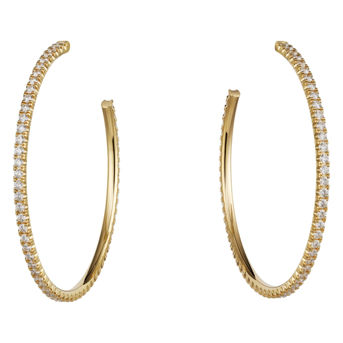 KDY-N8515095C-shaped hoop earrings