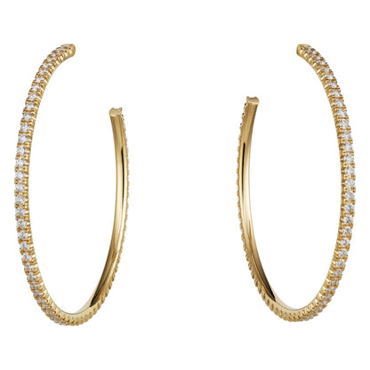 KDY-N8515095C-shaped hoop earrings