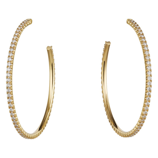 KDY-N8515095C-shaped hoop earrings