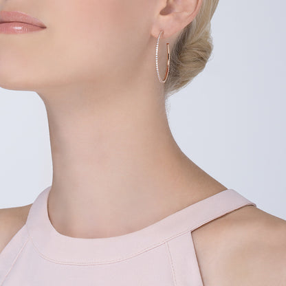 KDY-N8515095C-shaped hoop earrings