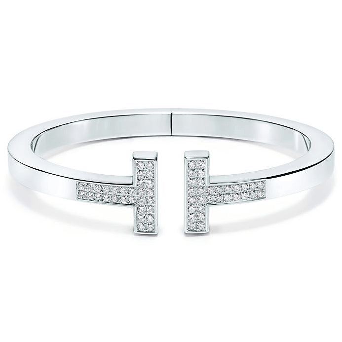 TIF55180819 guest version double-ended T-shaped diamond square bracelet 15#