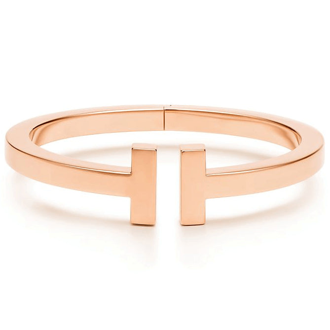 TIF50484927 guest version T-shaped light gold square bracelet 16#