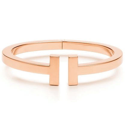 TIF50484927 guest version T-shaped light gold square bracelet 16#