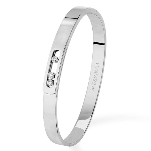 MSK-64781-5mm high and low bracelet, light gold, three bags