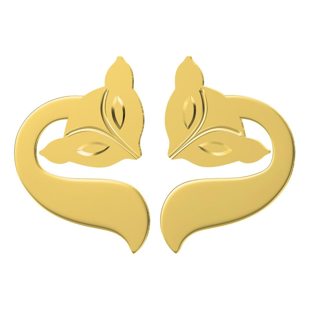 KDY-A3408302 fox earrings