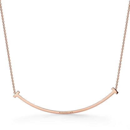 TIF70619093 diamond extra large smiling T-shaped chain pendant