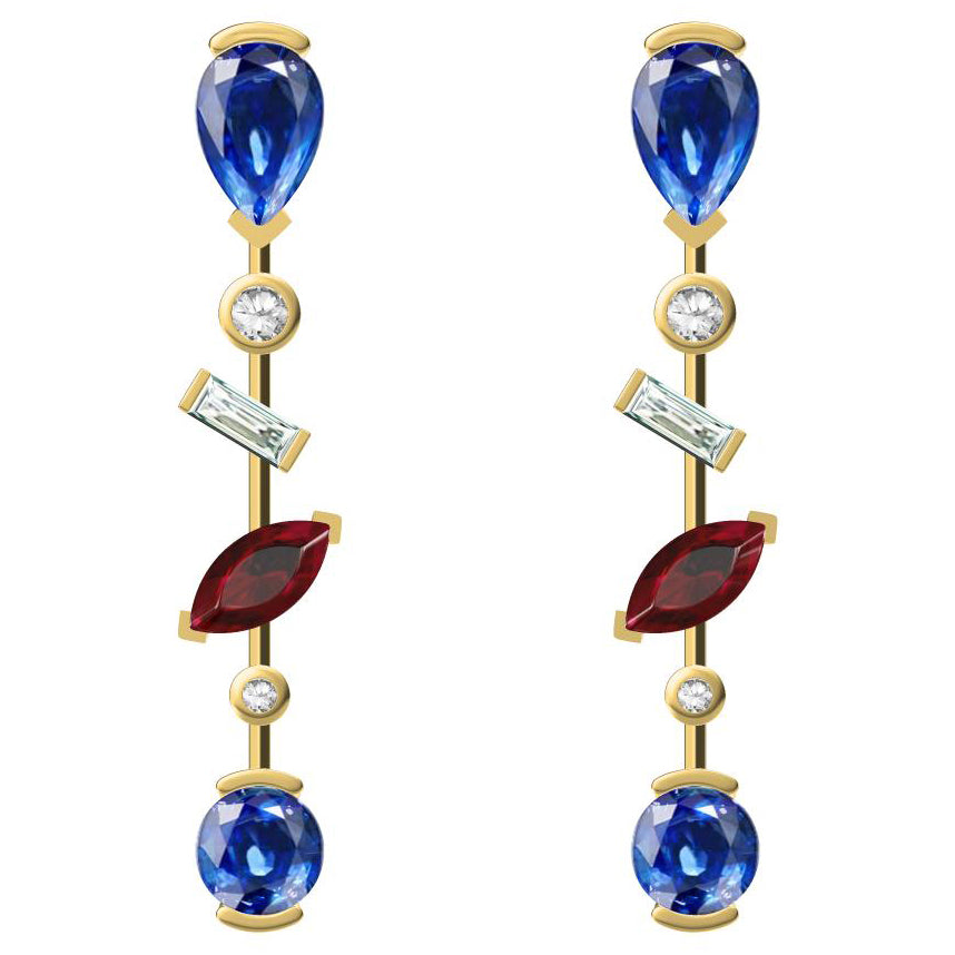 SM-E0727-1 skewered earrings