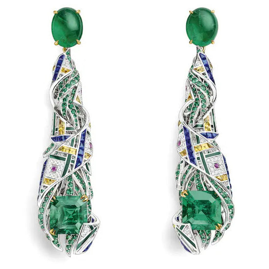 SM-176710 Spiral Streamline Ribbon Earrings