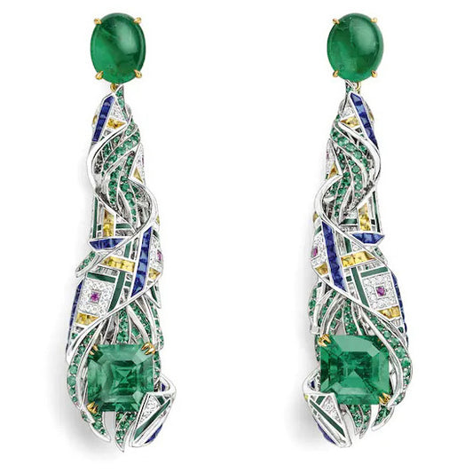 SM-176710 Spiral Streamline Ribbon Earrings