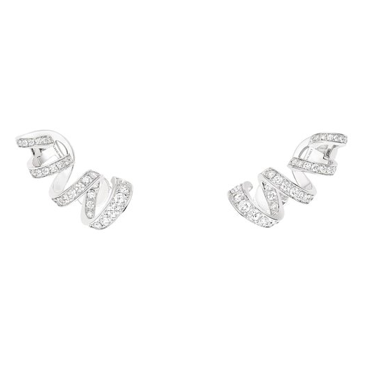 SM-318292 Ring full diamond ribbon earrings