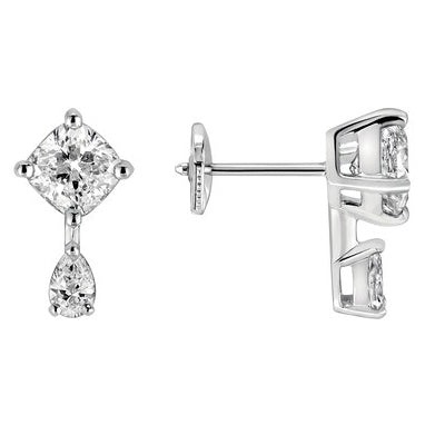 SM-J1MQBO pillow-shaped pear-shaped earrings