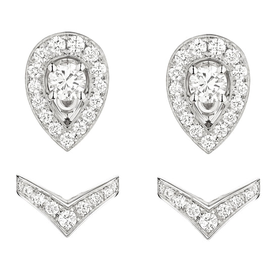 SM-083312 drop-shaped V-shaped earrings