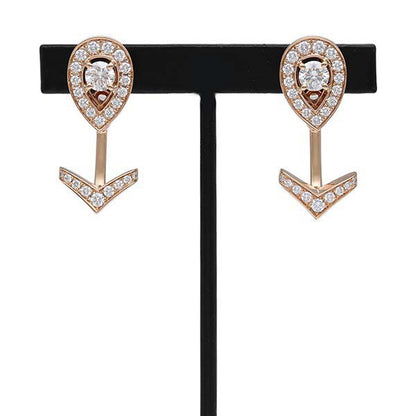 SM-083312 drop-shaped V-shaped earrings