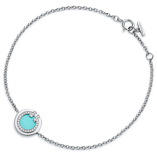 TIF59466134 round T-shaped agate bracelet