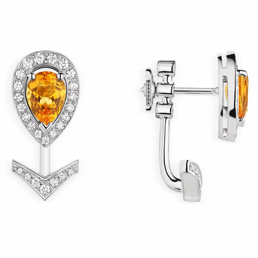 SM-083368 Water drop V-shaped earrings