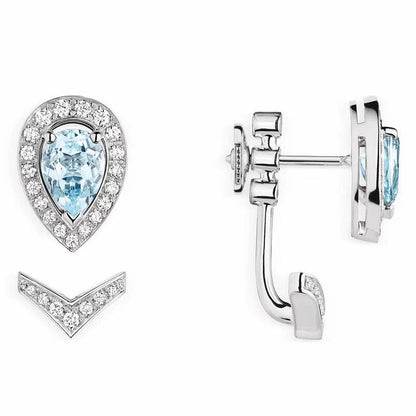 SM-083368 Water drop V-shaped earrings