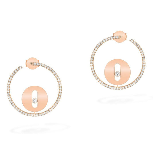 MXK-6922 single diamond movable earrings