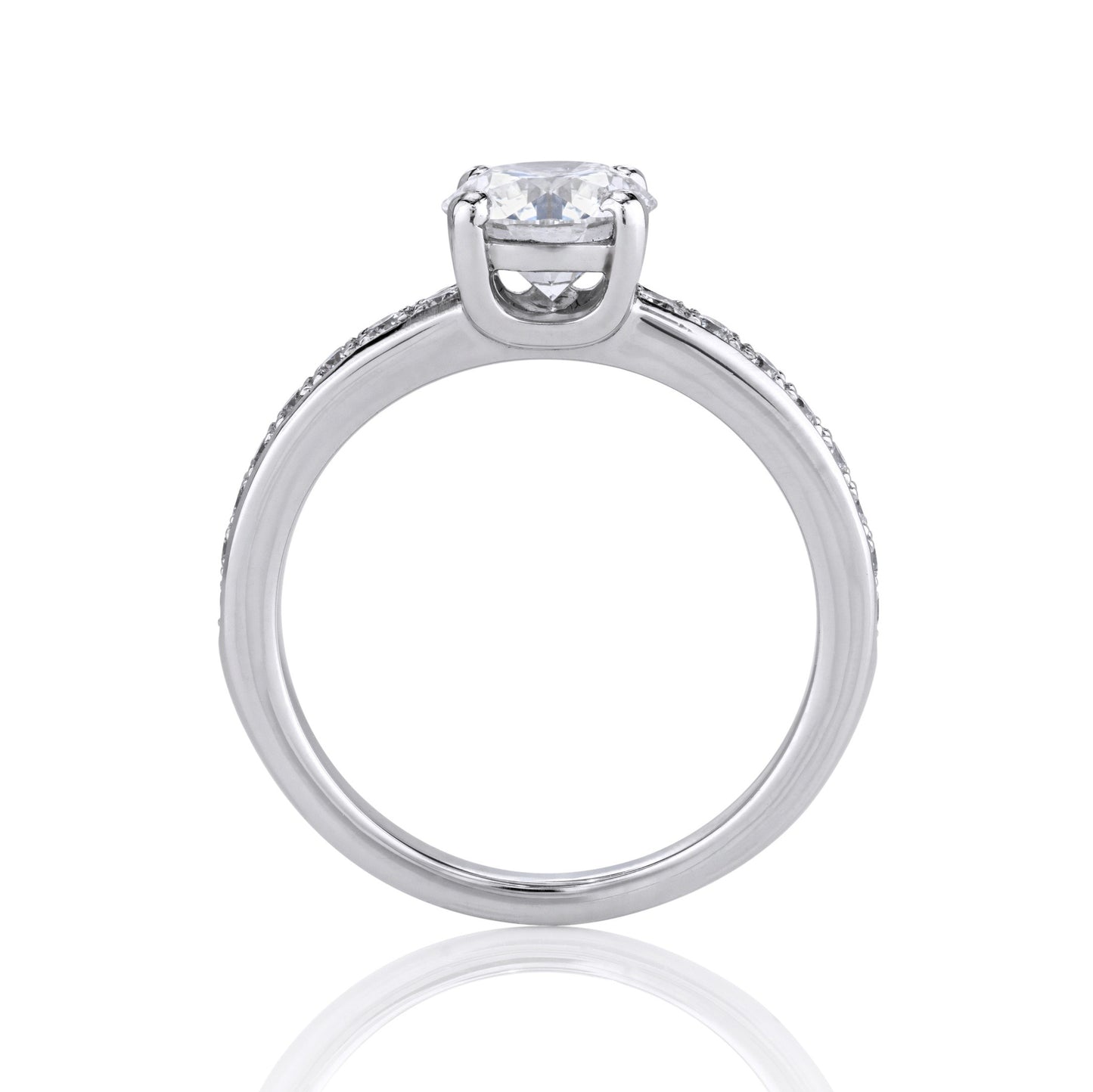 DBES-R102397 Crossed Four Claw Ring
