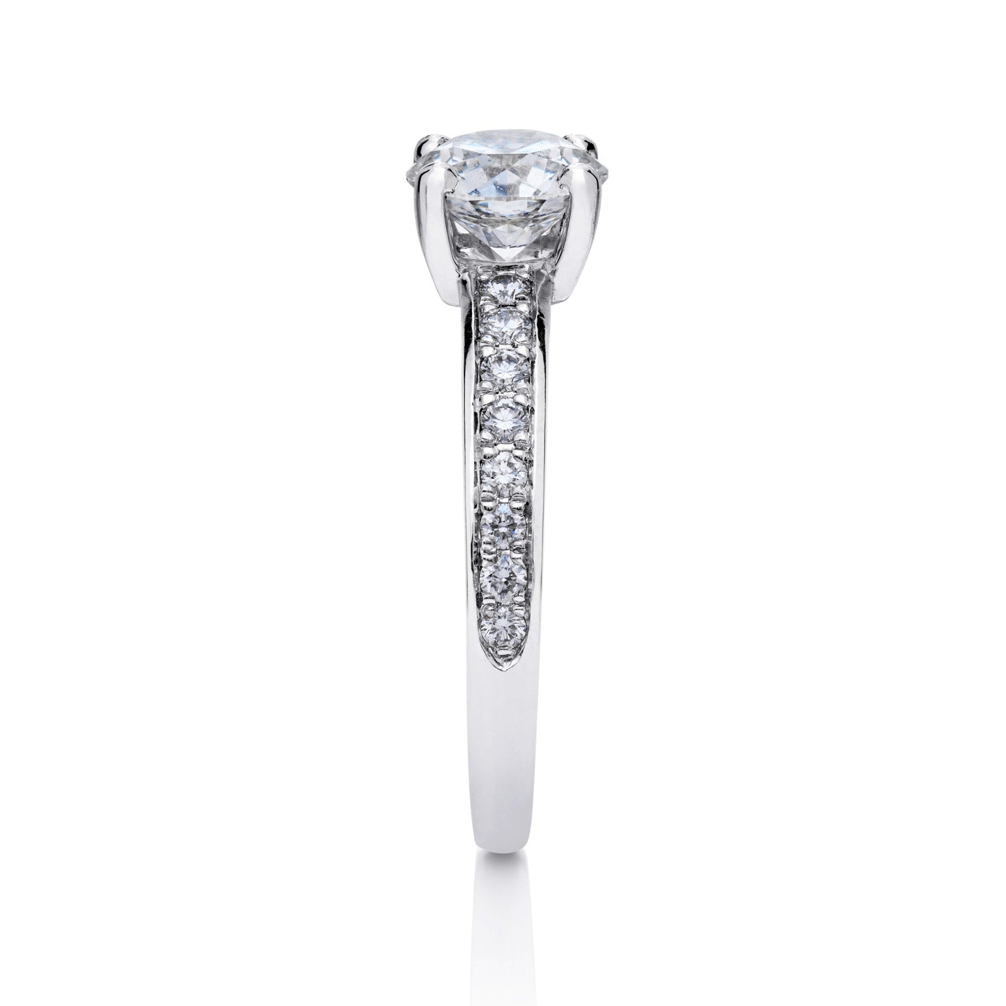 DBES-R102397 Crossed Four Claw Ring