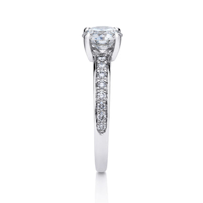DBES-R102397 Crossed Four Claw Ring