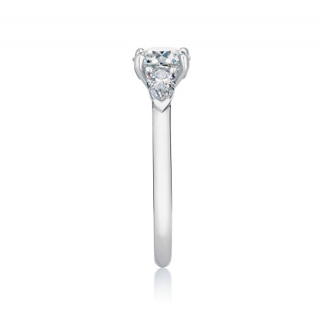 DBES-J1EX17BP water drop side stone diamond ring