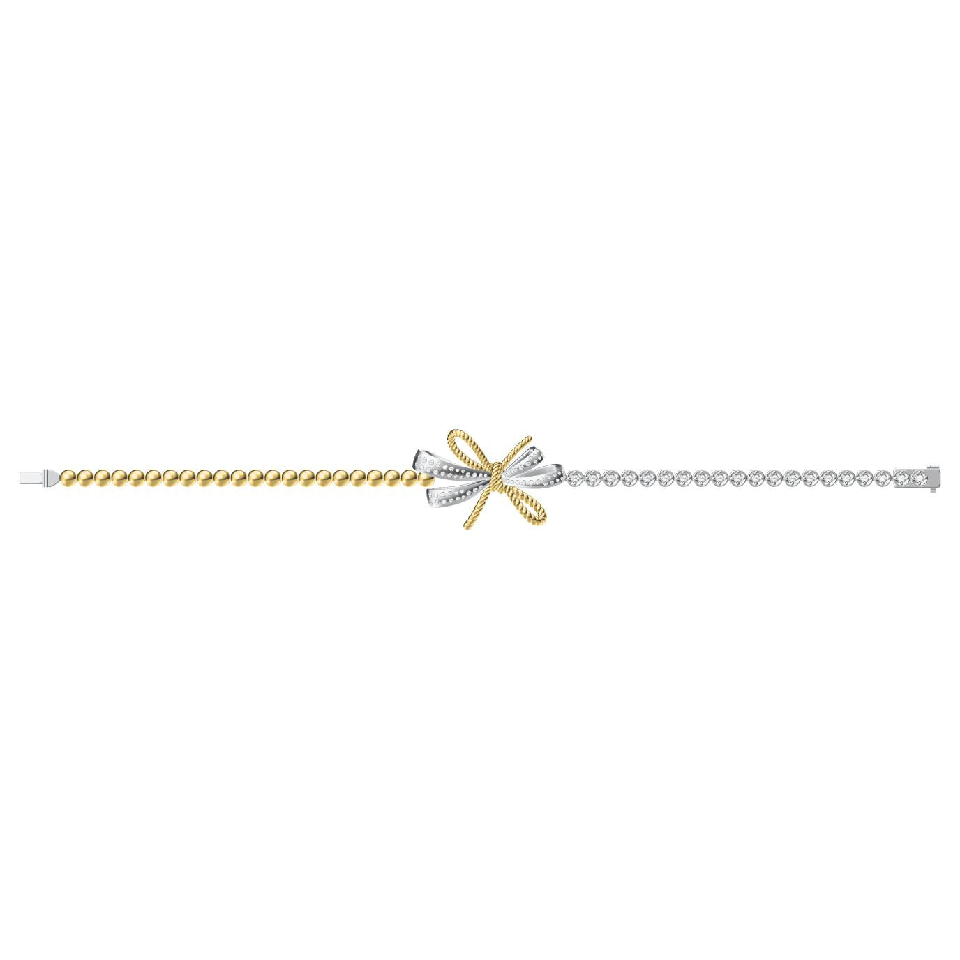 SM-677731 Bow twist rope bracelet