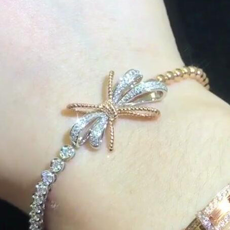 SM-677731 Bow twist rope bracelet