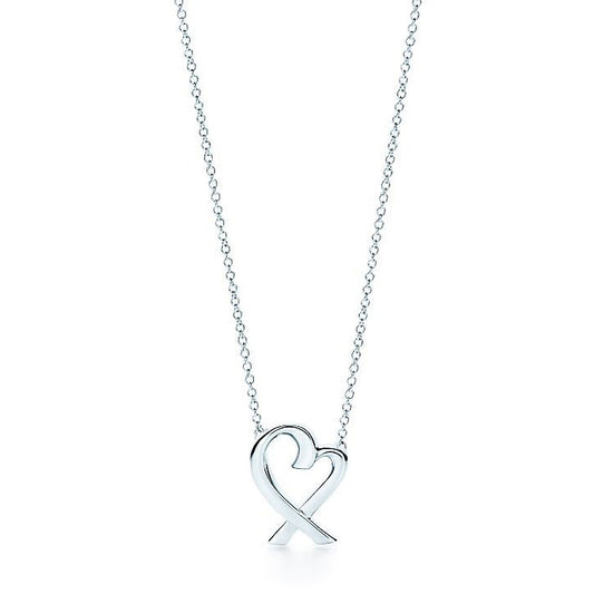 TIF28700749 Large Cross Heart Light Gold Pendant