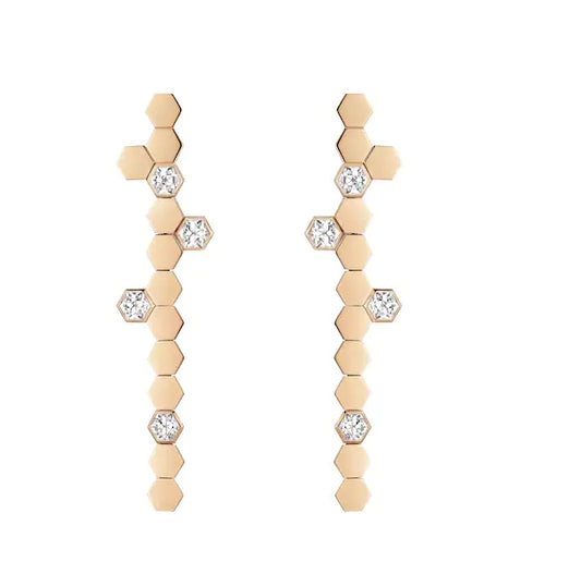 SM-085090 Honeycomb Earrings
