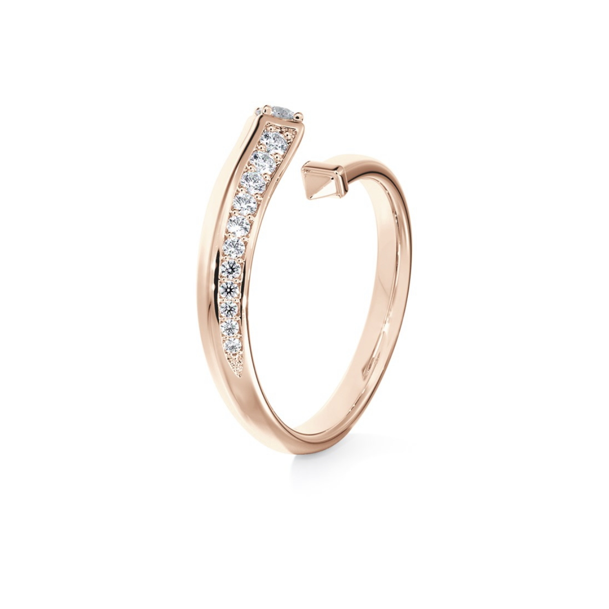DBES-R5713888 Spire Open Twist Arm Ring 0.3ct