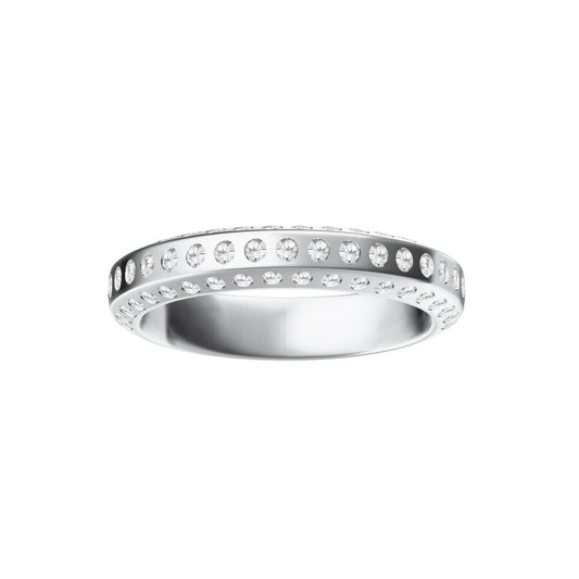 DBES-R9509079 half diamond ring