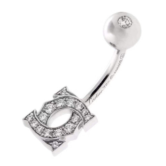 KDY-D4828190-LOGO double C navel needle