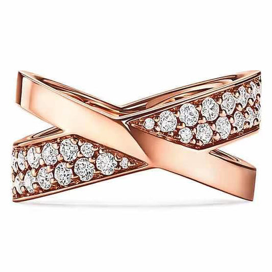 TIF22985952 wide half diamond X ring 11#