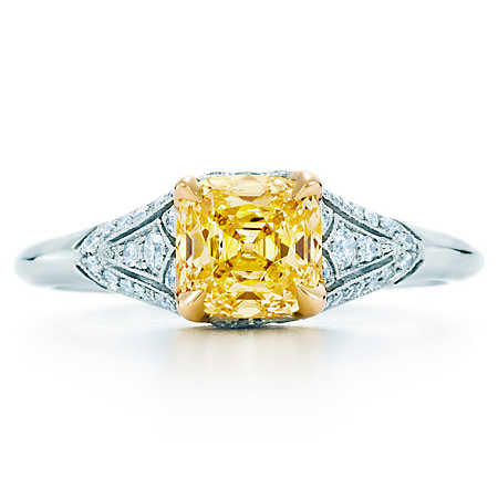 TIF59552843 Crossed Four Claw Diamond Ring 12#