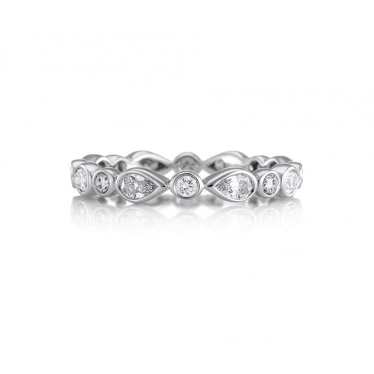 DBES-R102311 3.4M wide narrow version water drop round blister set combination ring 14#