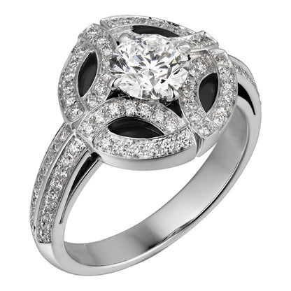 KDY-N4745400 marquise braided ring