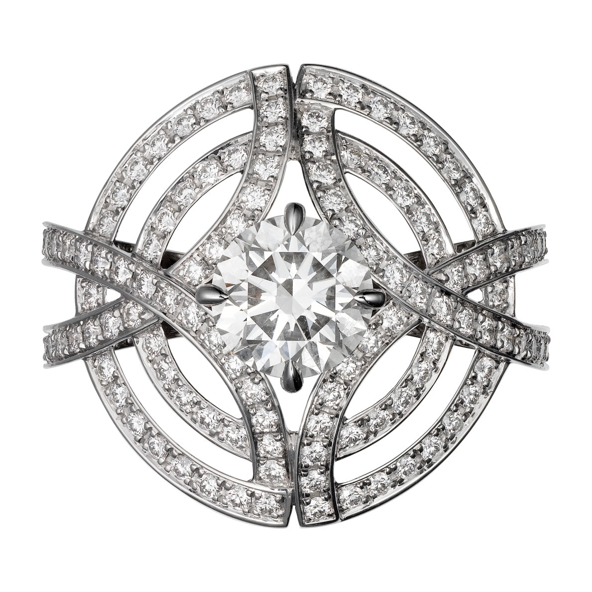 KDY-N4745600 marquise braided ring