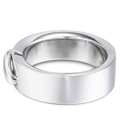 SM-575283 slash ring, light gold, 5.5mm