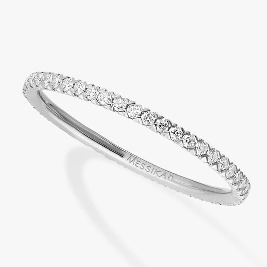 MSK-04036-WG, V-shaped claw full diamond ring