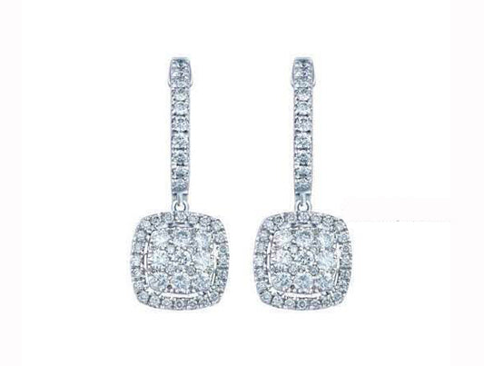 DBES-E7328495 pillow-shaped stone ear hook clip