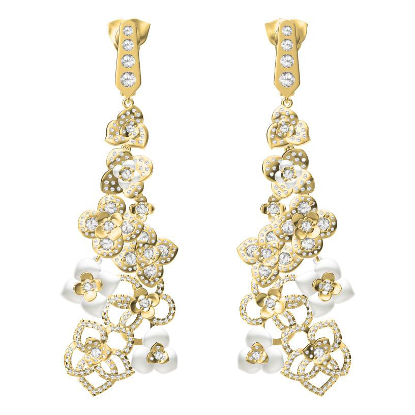 SM-842169 Hydrangea Earrings