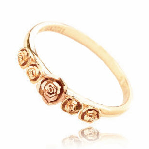SM-235464 light gold flower ring