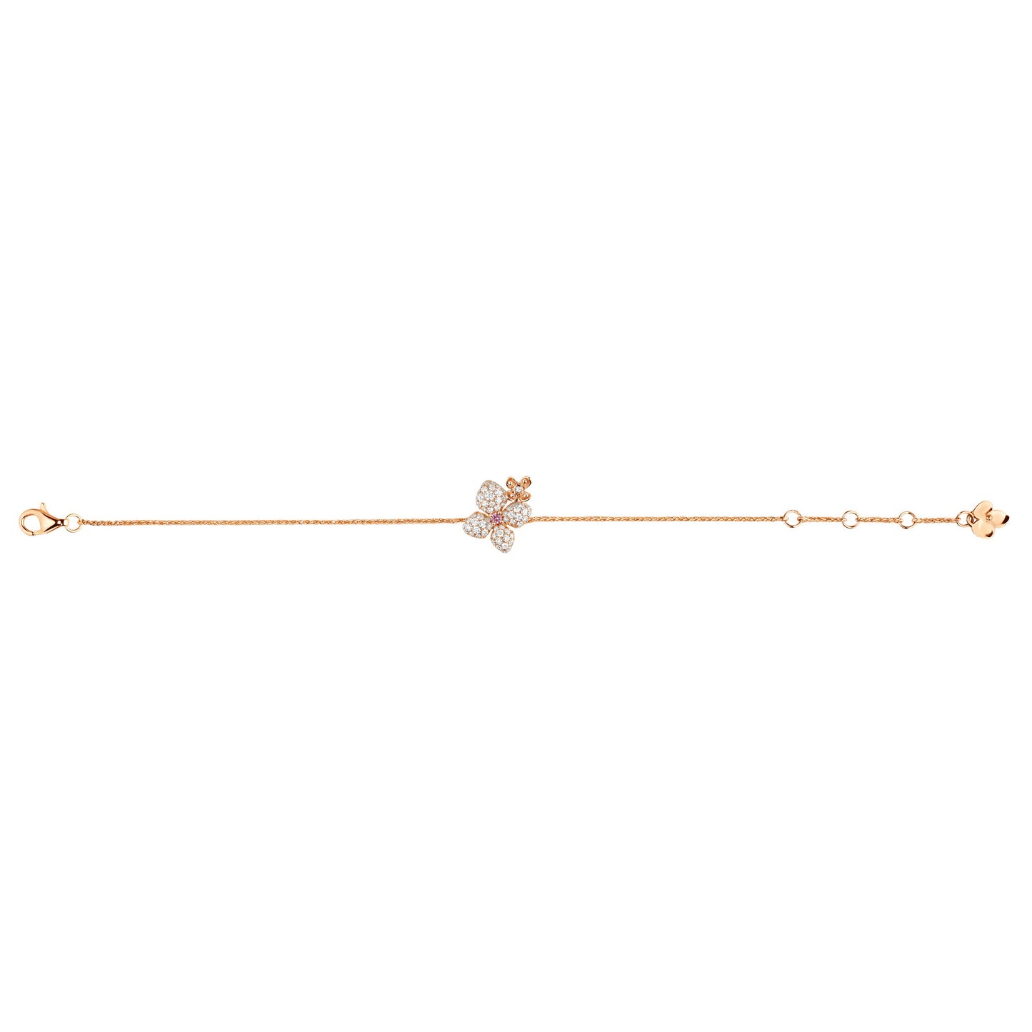SM-083525 Hydrangea Full Diamond Bracelet