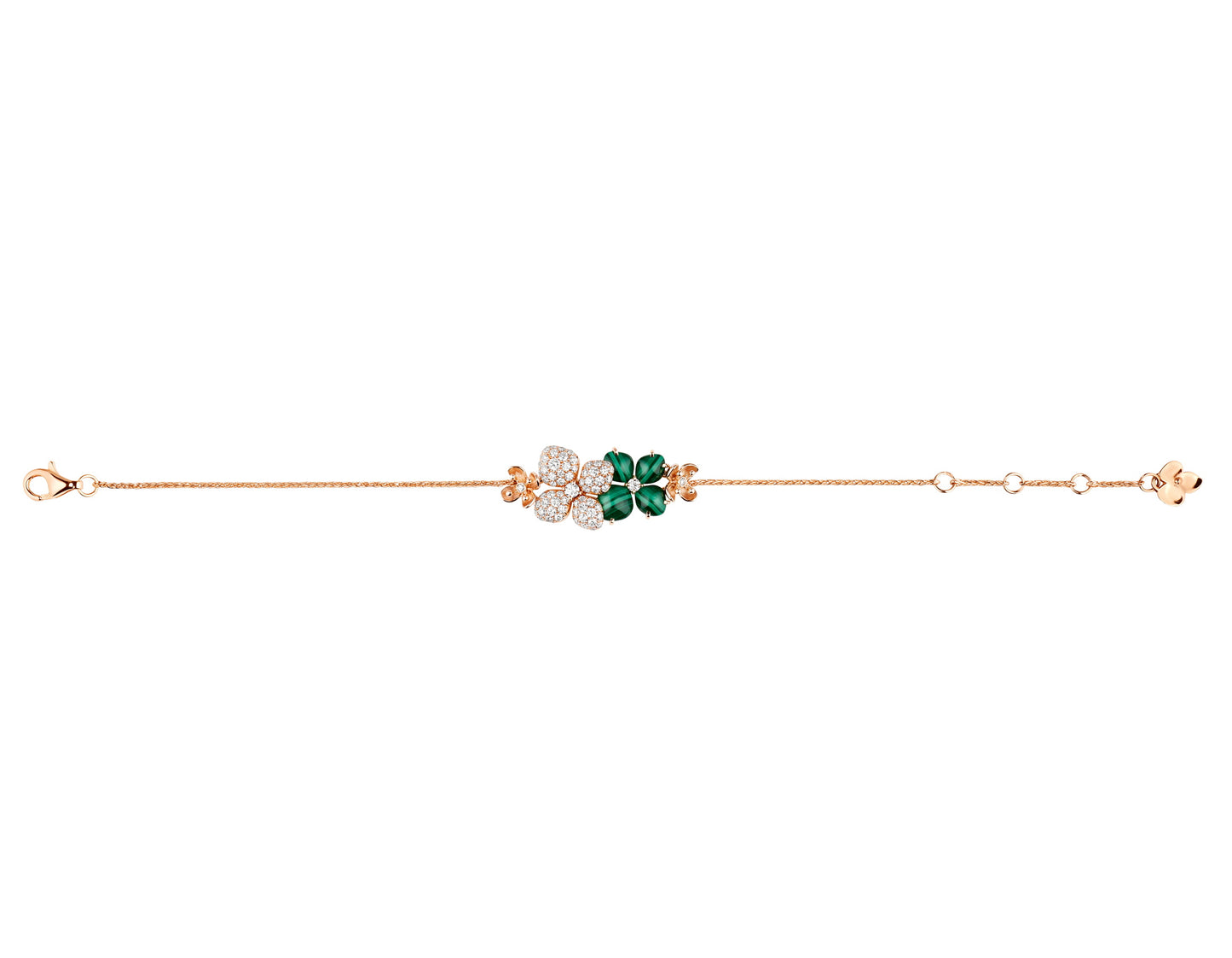 SM-083548 Hydrangea Half Diamond Bracelet