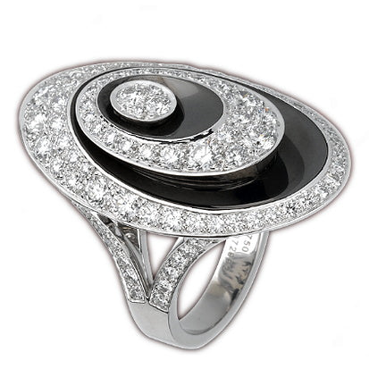 KDY-GA443955 Oval Swirl Ring